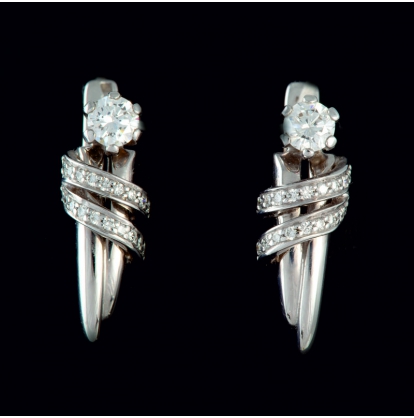Серьги с бриллиантами