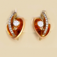 Серьги с бриллиантами