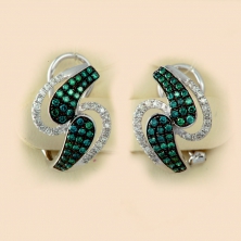 Серьги с бриллиантами