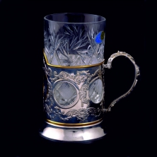 Подстаканник серебряный